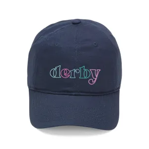 Derby Embroidery Navy Cap