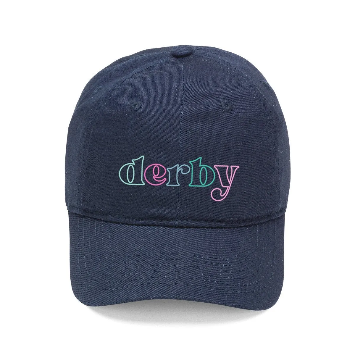 Derby Embroidery Navy Cap