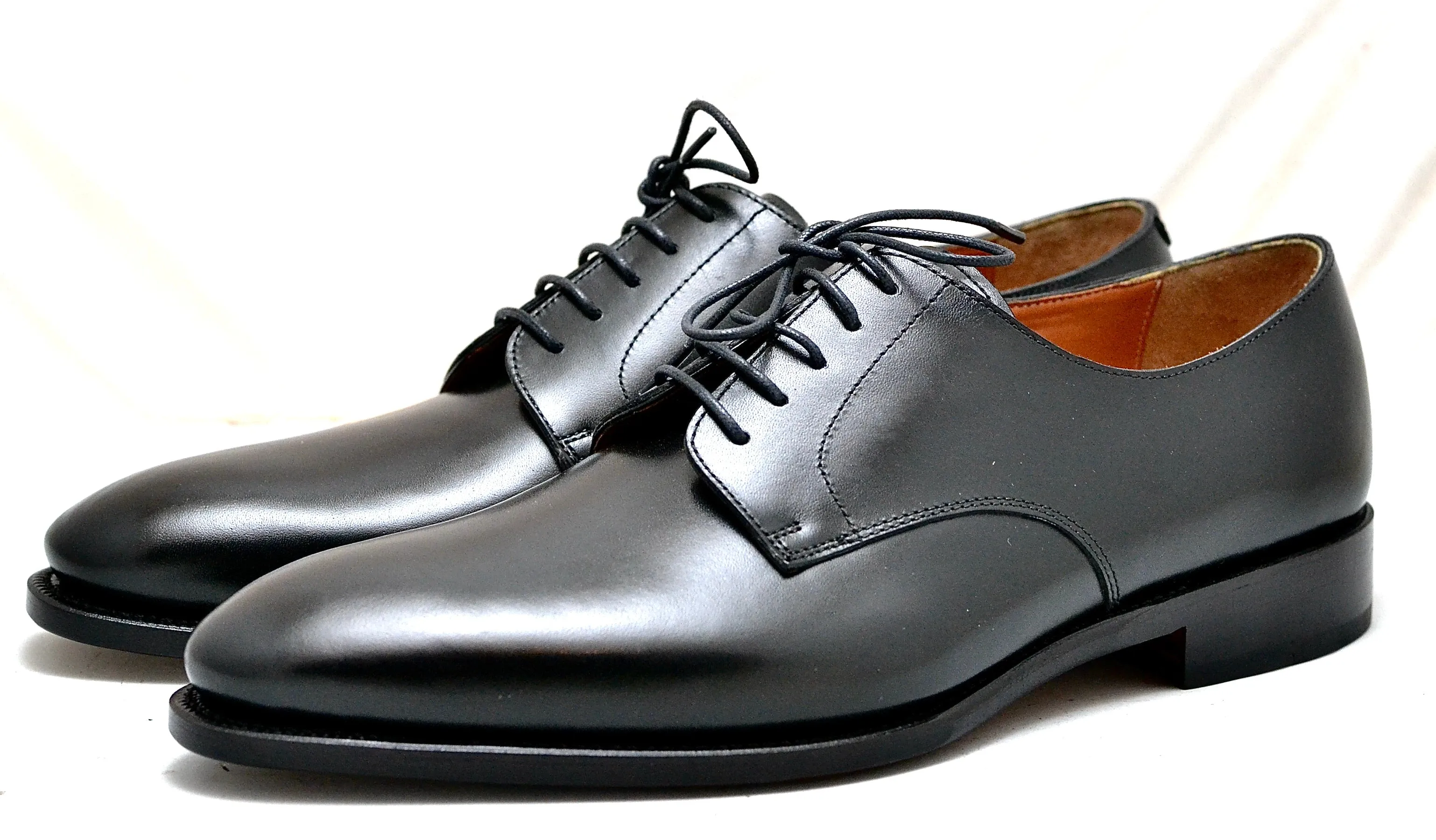 Derby shoe |  Black  | Calf | wide fit