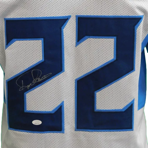 Derrick Henry Autographed Pro Style White Football Jersey JSA