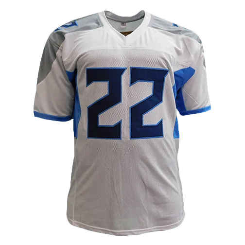 Derrick Henry Autographed Pro Style White Football Jersey JSA