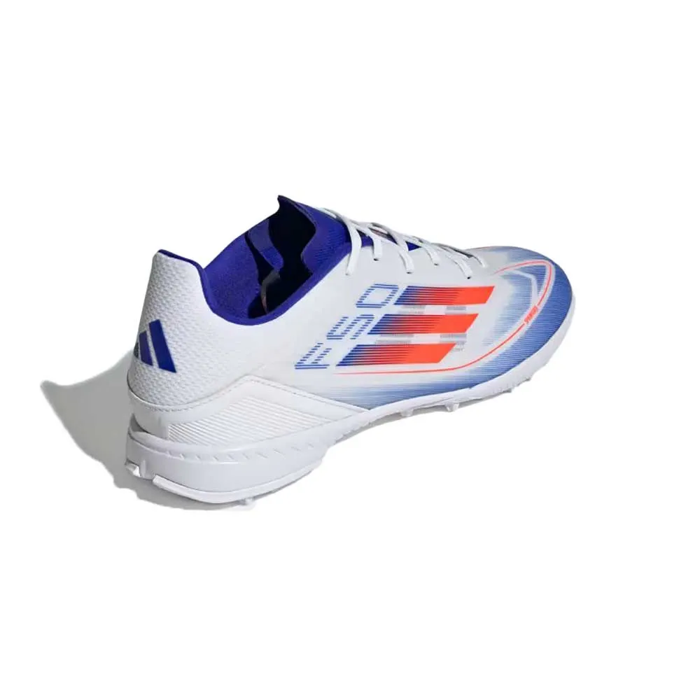 F50 League TF Soccer Shoe - Cloud White / Solar Red / Lucid Blue - Regular (D)