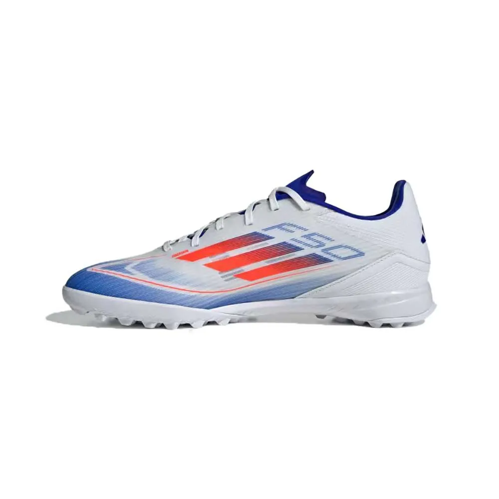 F50 League TF Soccer Shoe - Cloud White / Solar Red / Lucid Blue - Regular (D)