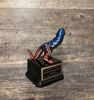 Fantasy Football League LOSER Trophy FFL Trophy Dickasaurus Funny Trophy Award You're A Dick Adult Humor Dickhead Penis Funny Dinosaur Award