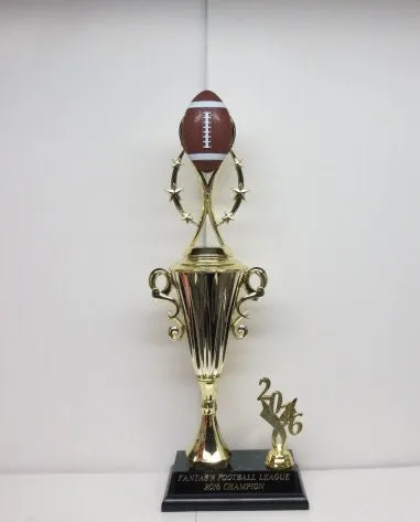 Fantasy Football League Winner Trophy FFL Trophy Champion Champ Championship Trophy Trophies Award Crystal Cup Winning Cup League Winner