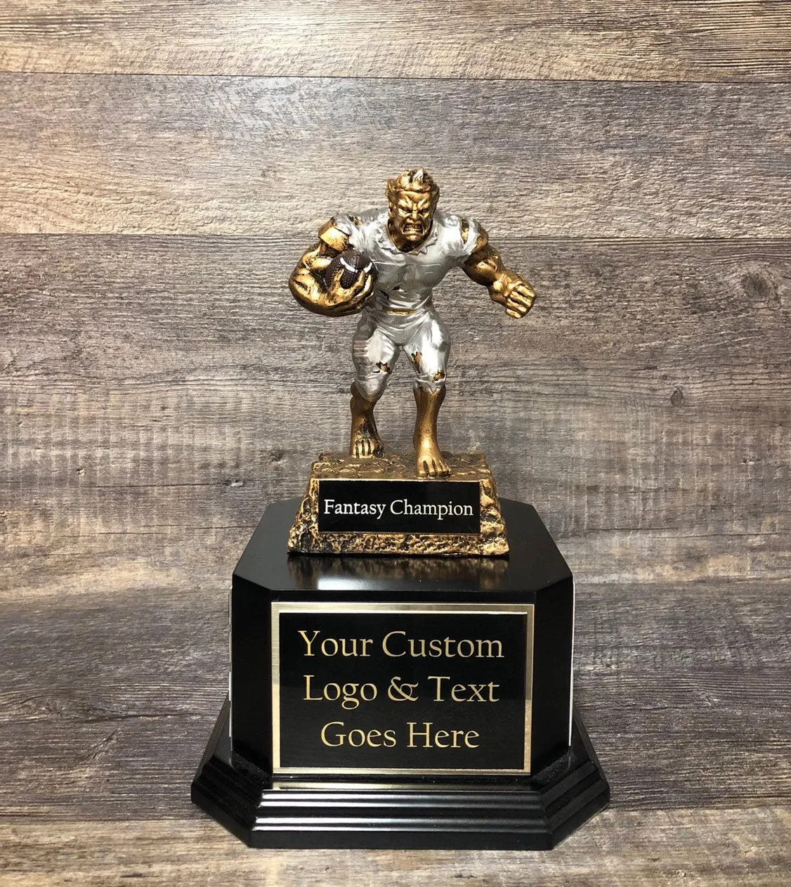 Fantasy Football Trophy FFL Monster Trophy 6 or 12  Perpetual Trophy League Winner Fantasy Football League Championship Award Trophy