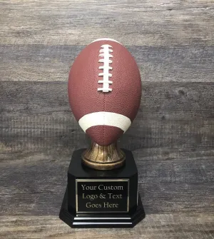 Fantasy Football Trophy FULL SIZE Color Football FFL Trophy 15" Football 6 or 12 Year Perpetual Championship League Award Winner