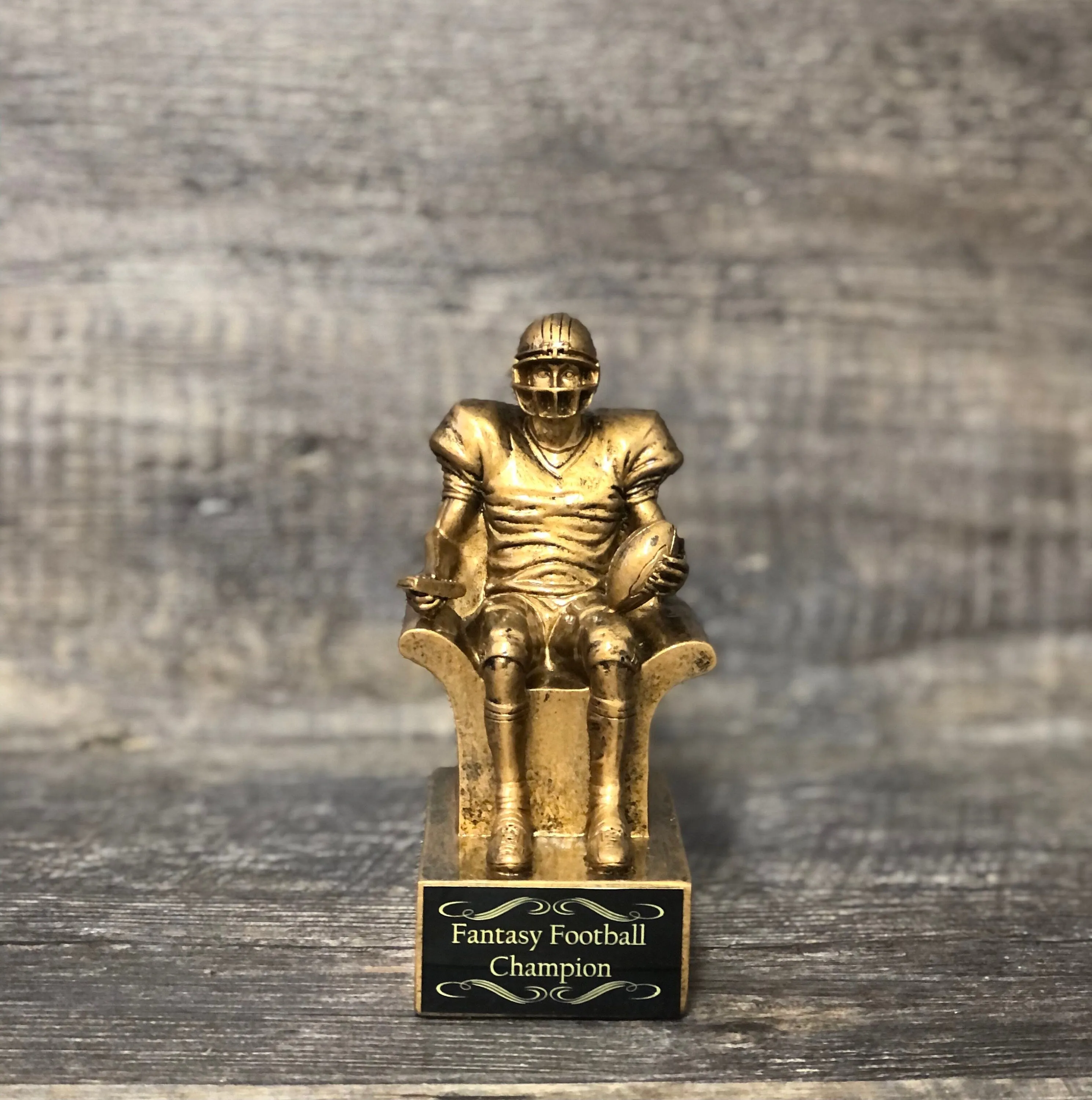 Fantasy Football Trophy League Trophy FFL Champ Champion Winner Fantasy League Sports Award Armchair Quarterback Free Engraving