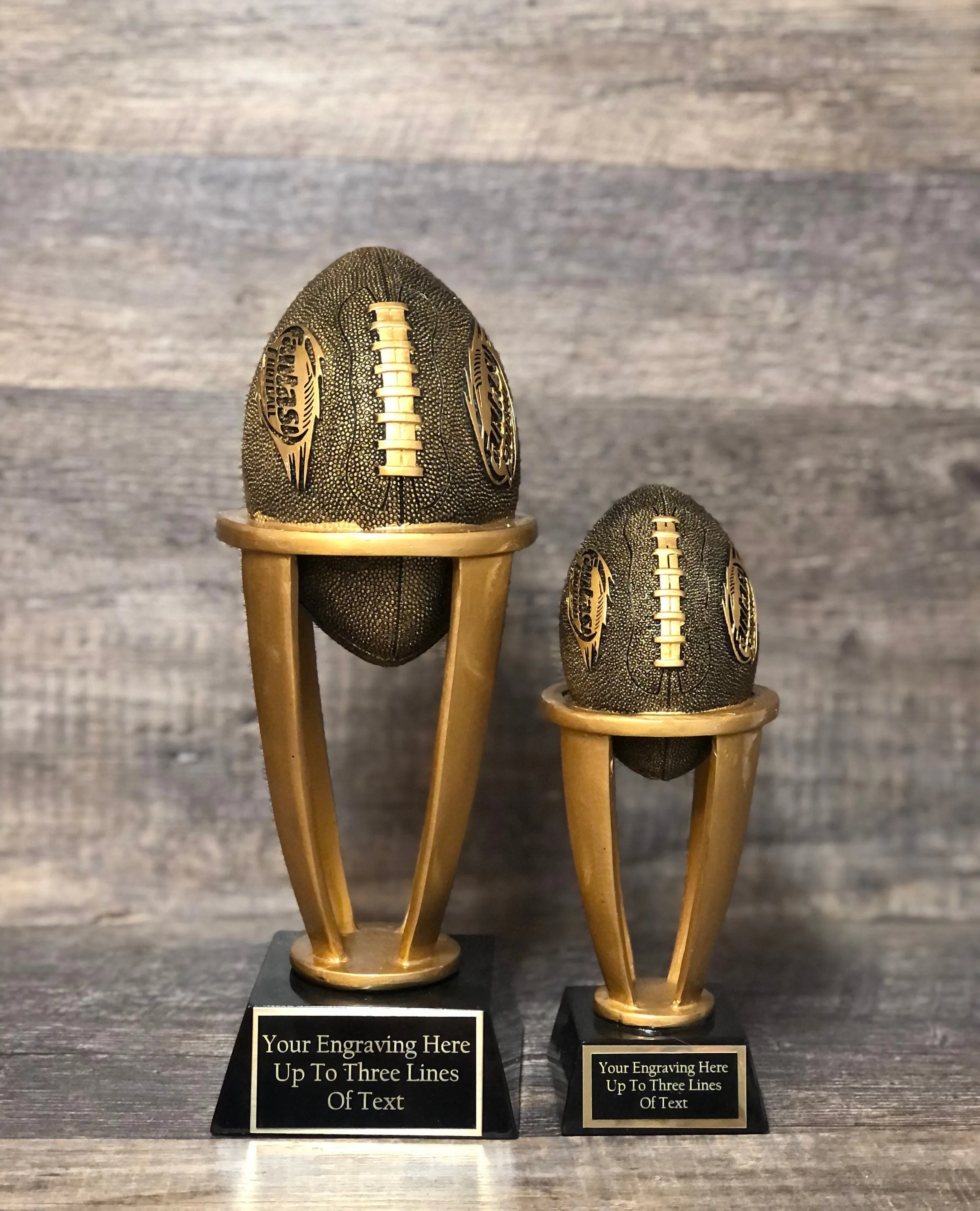 Fantasy Football Trophy League Trophy FFL Trophy  10.75" Custom Engraved Championship Football Trophy League Sports Award Winner