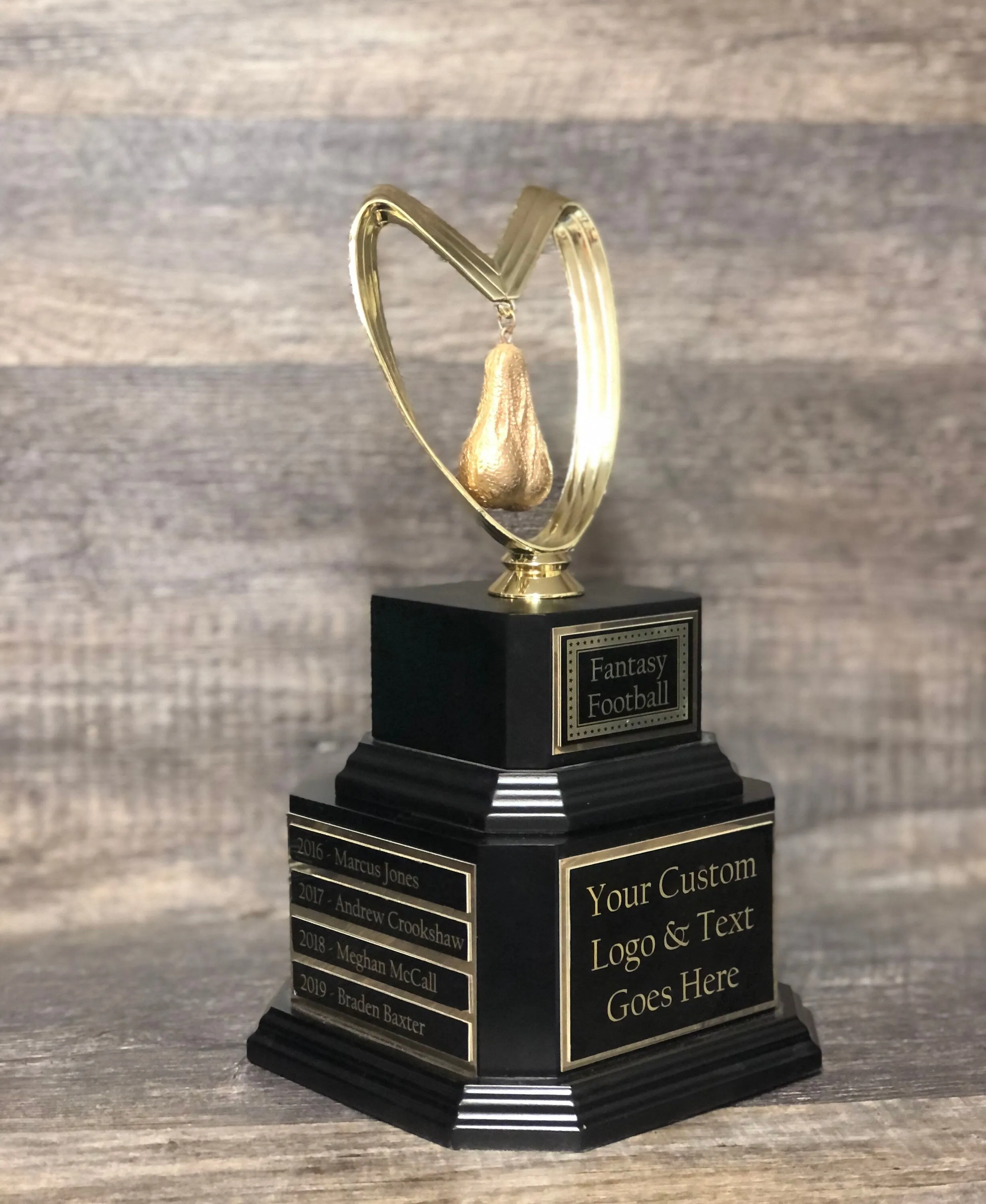 Fantasy Football Trophy Perpetual Last Place GOLDEN Balls You Suck FFL Sacko Trophy You've Got Balls Funny Trophy Adult Humor Testicle