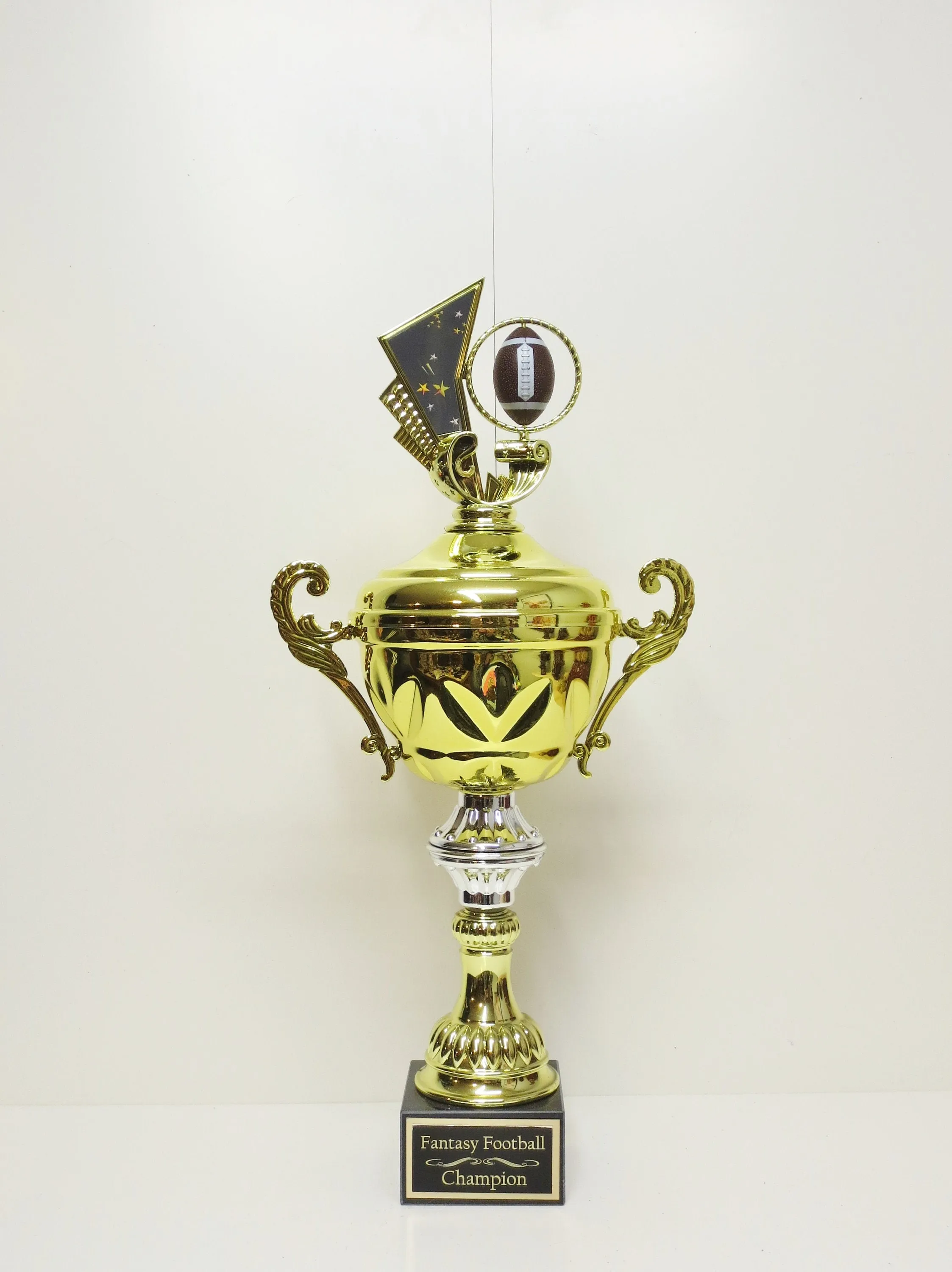 FFL Trophy Fantasy Football League Trophy 16" Metal Champion Championship Cup Champ Trophy Crown Football League Sports Award Winner