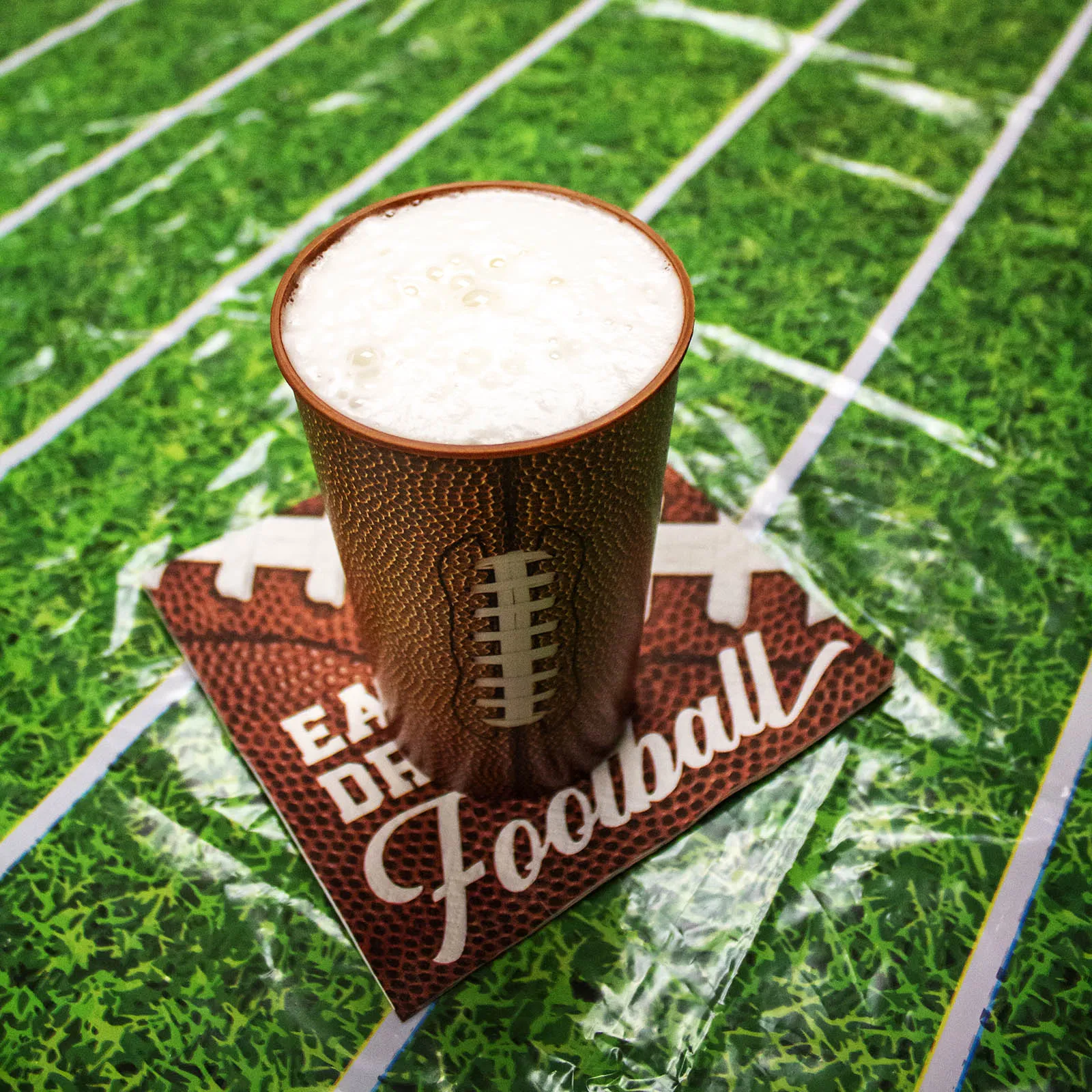 Football Plastic Cup - 22 ounces