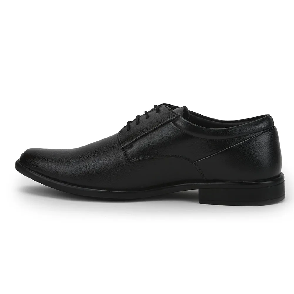 Fortune (Black) Classic Derby Shoes For Men VCL-3 By Liberty