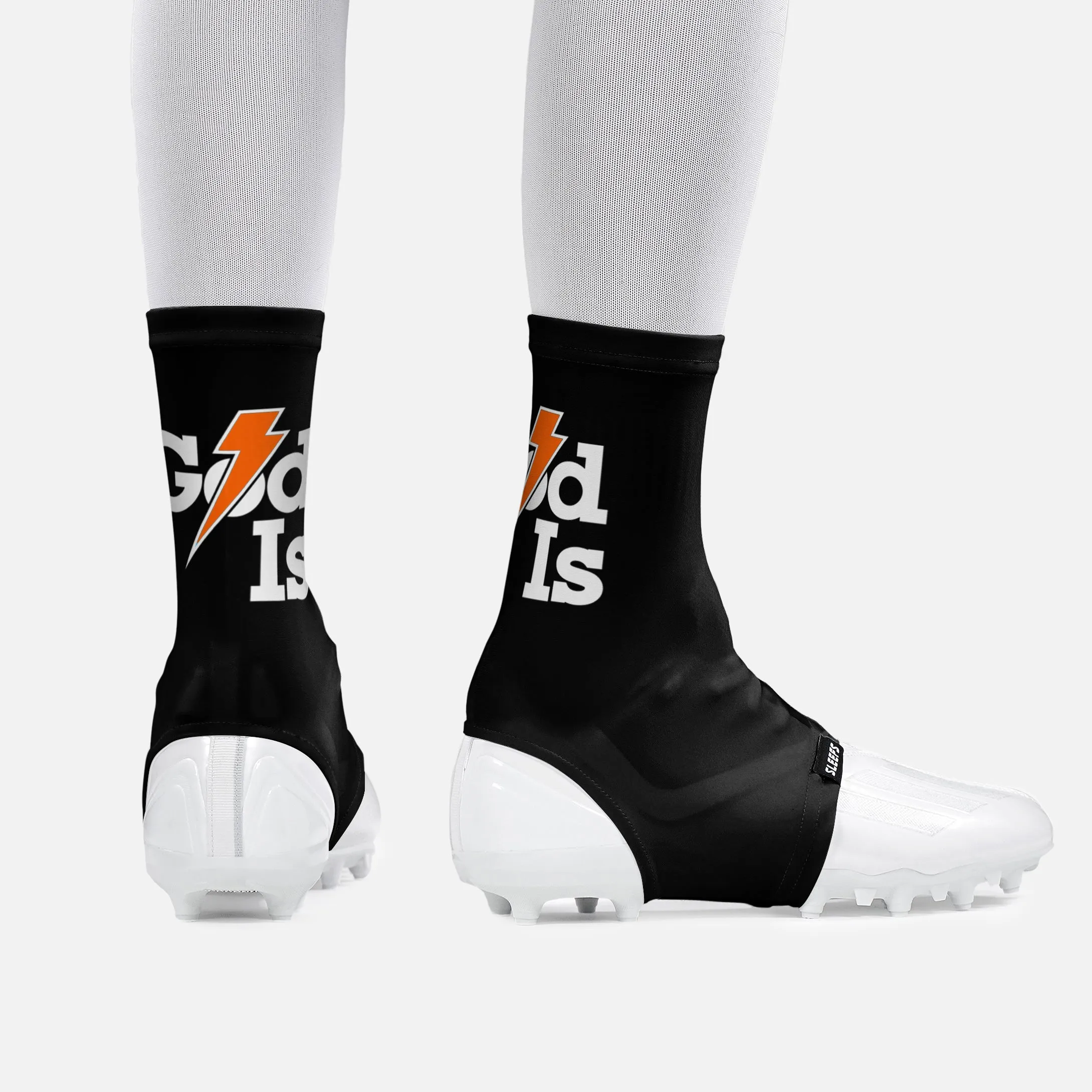 God Is Dark Mode Spats / Cleat Covers