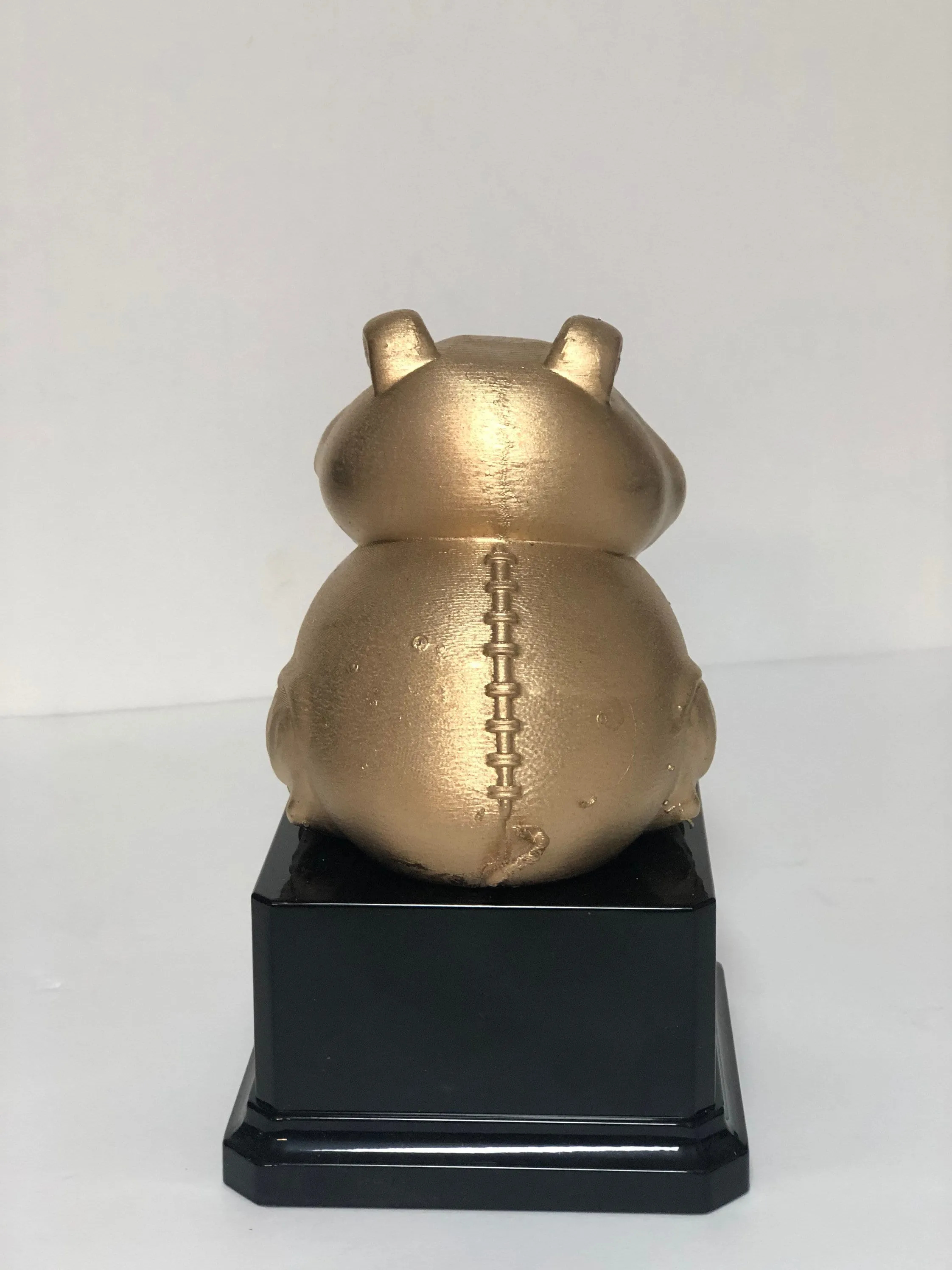 Golden Pigskin Award Fantasy Football Trophy FFL Champ Trophy Adult Humor Fantasy Winner Award or Worst Stats Trophy Funny Trophy Gag Gift