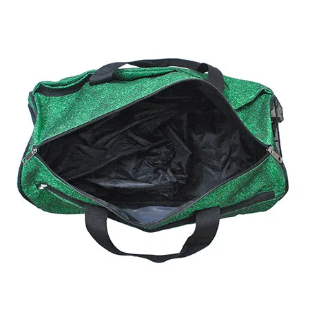 Green Glitter NGIL Gymnastics Dance and Cheer Duffle Bags