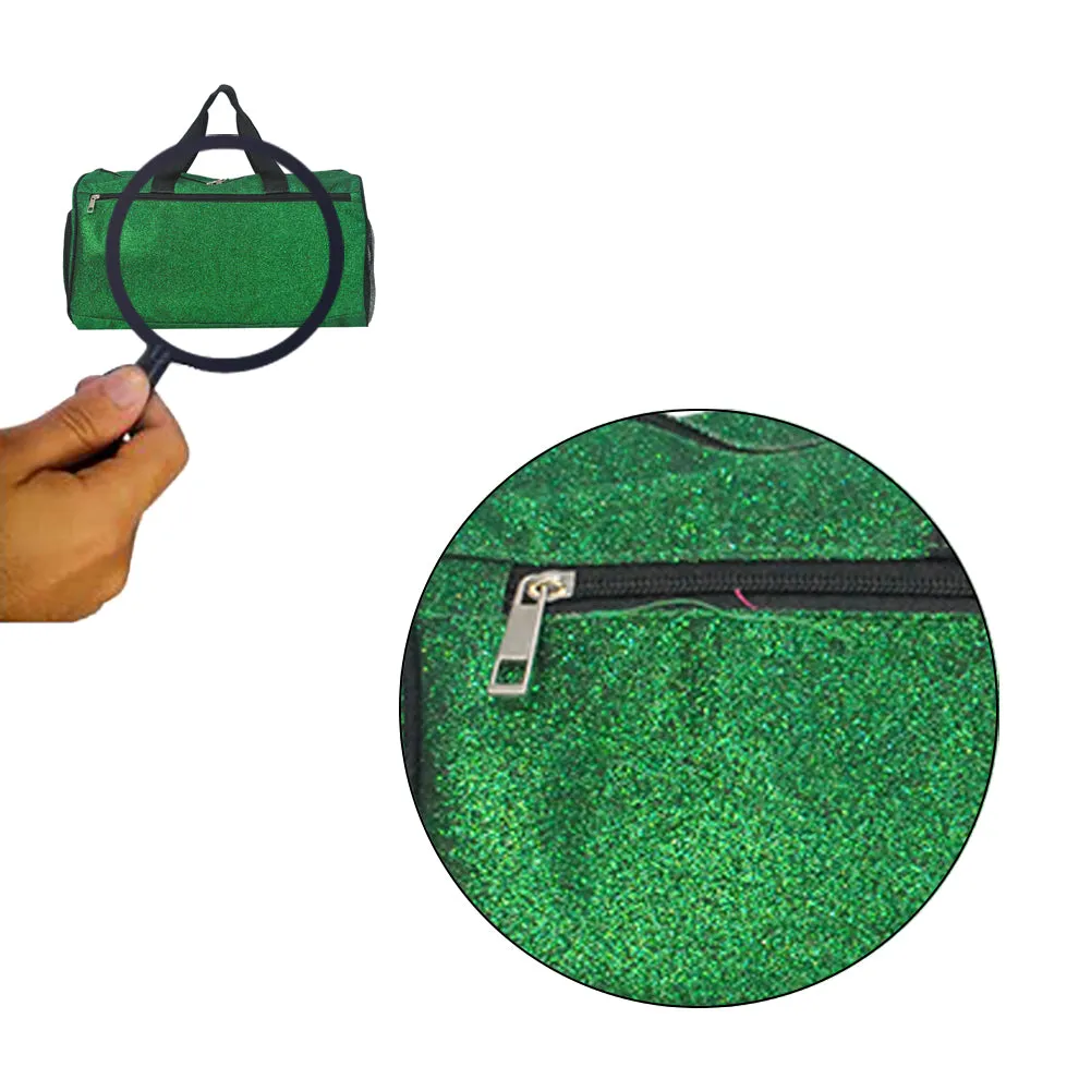 Green Glitter NGIL Gymnastics Dance and Cheer Duffle Bags