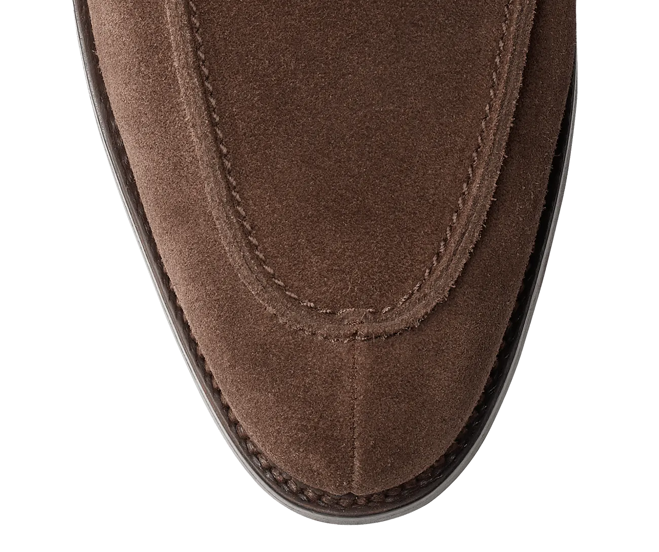 Hardwick Dark Brown Suede