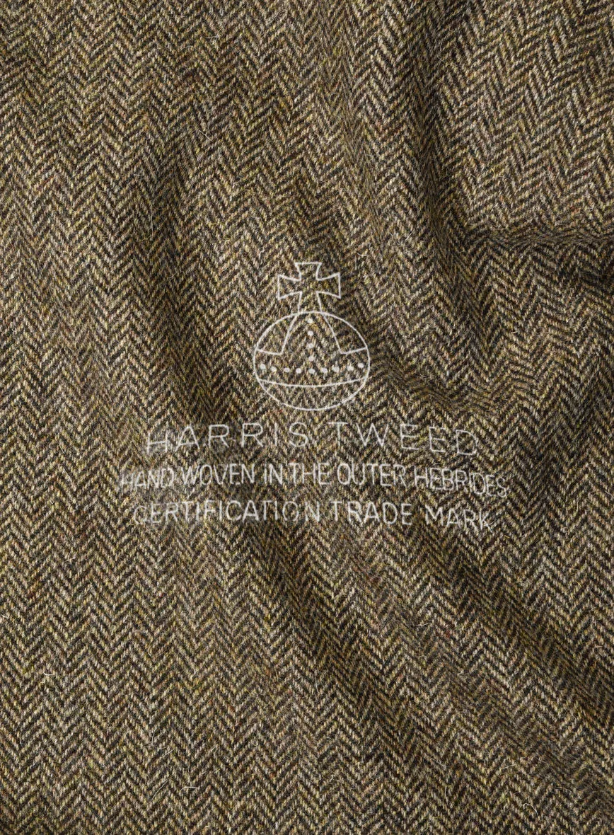 Harris Tweed Hebridean Brown Herringbone Jacket