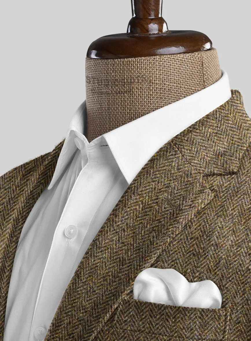 Harris Tweed Hebridean Brown Herringbone Jacket