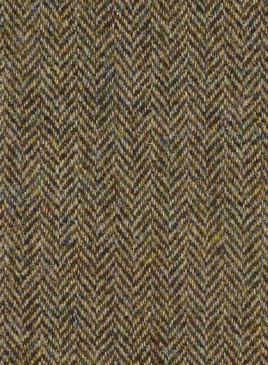 Harris Tweed Hebridean Brown Herringbone Suit