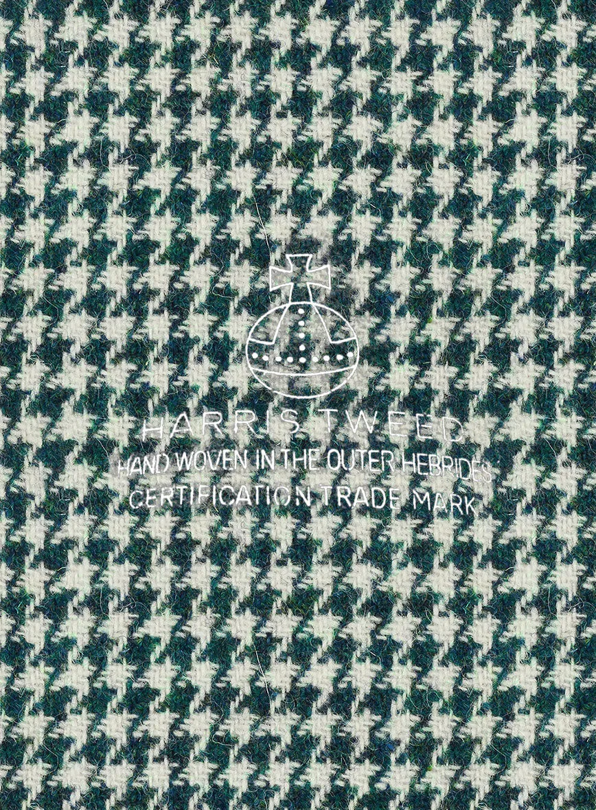 Harris Tweed Houndstooth Green Jacket