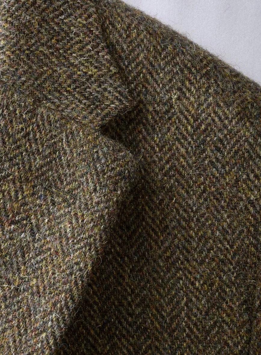 Harris Tweed Ridge Brown Herringbone Suit