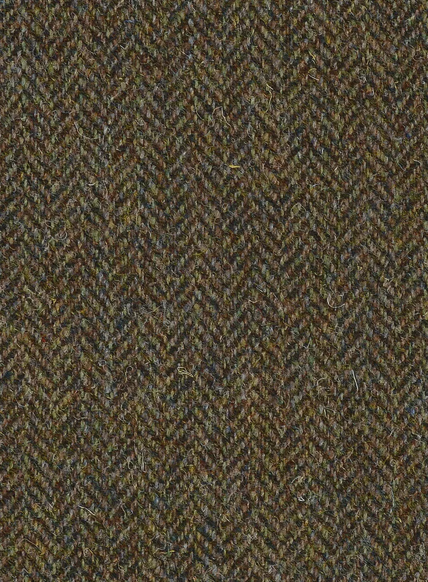 Harris Tweed Ridge Brown Herringbone Suit