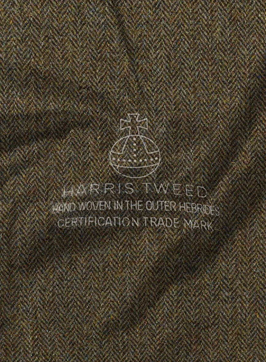 Harris Tweed Ridge Brown Herringbone Suit