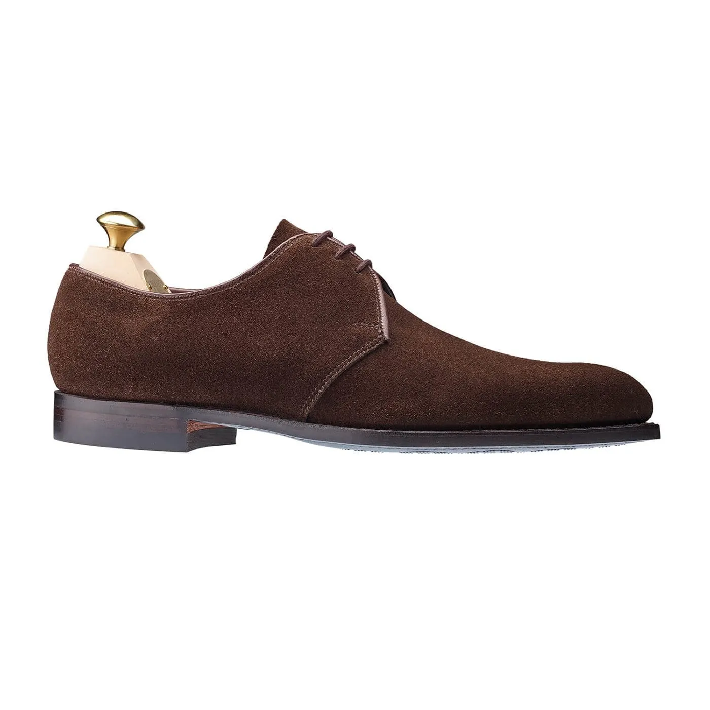 Helston 2 Dark Brown Suede