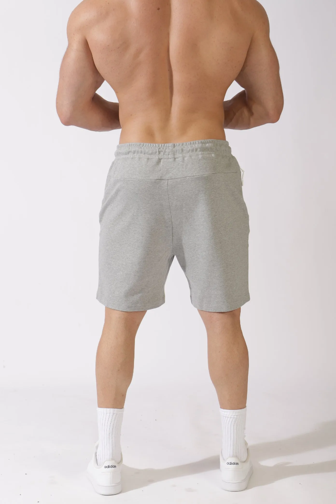 Hero 6" Mid-Length Sweat Shorts - Gray