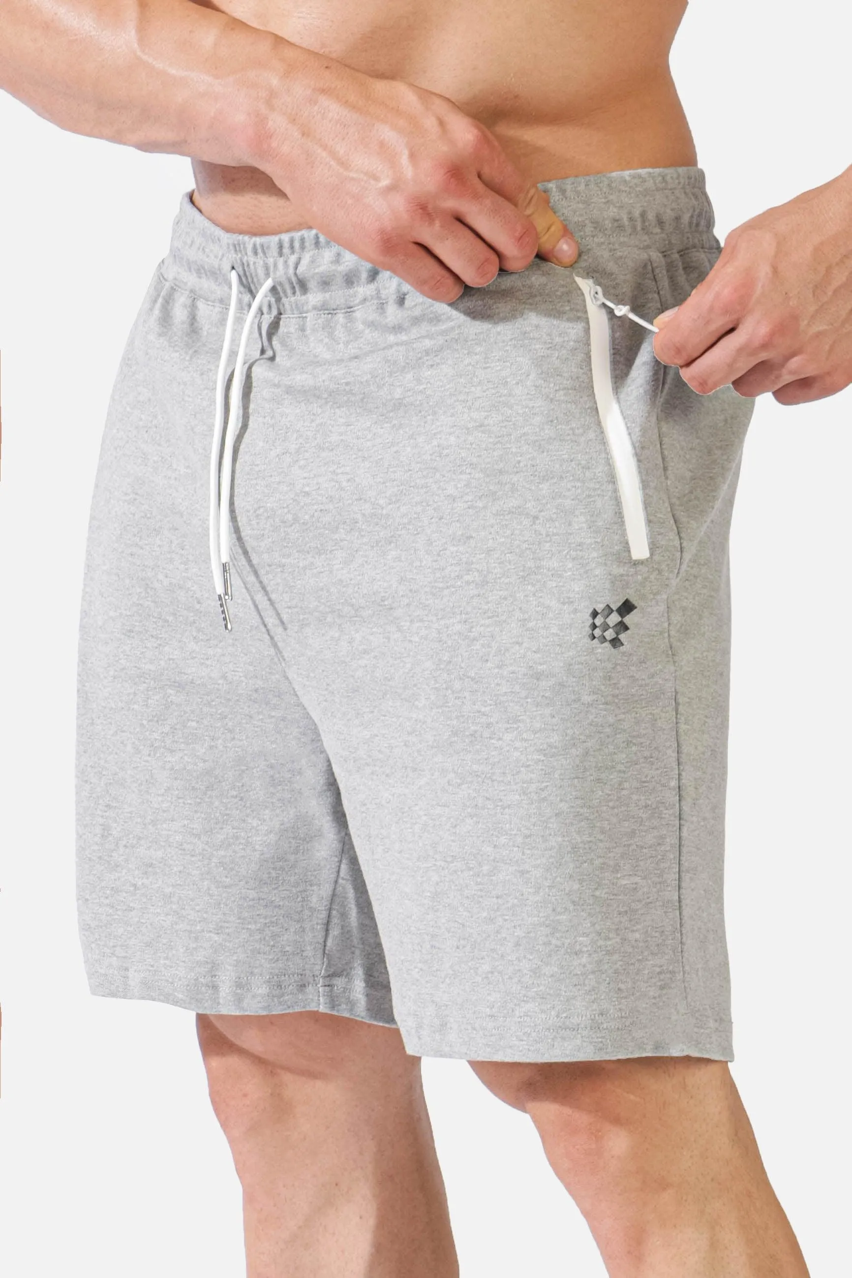 Hero 6" Mid-Length Sweat Shorts - Gray