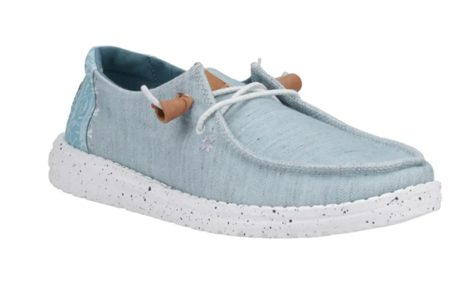 Heydude - Wendy Heathered Slub Tropical Womens Shoe - Blue