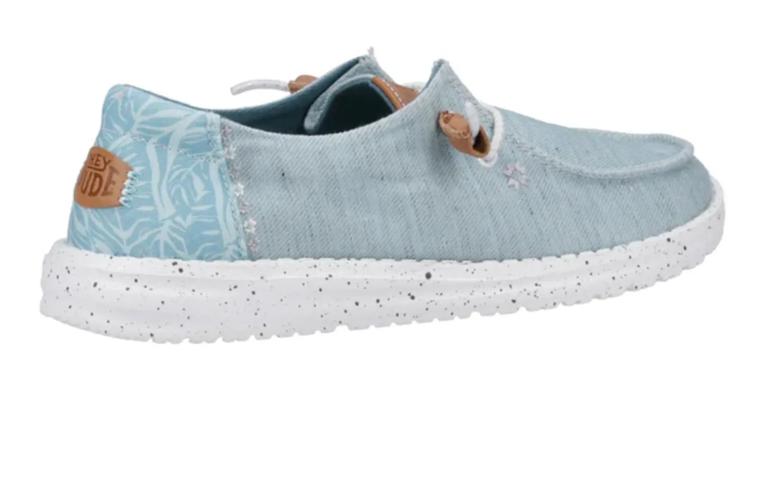 Heydude - Wendy Heathered Slub Tropical Womens Shoe - Blue