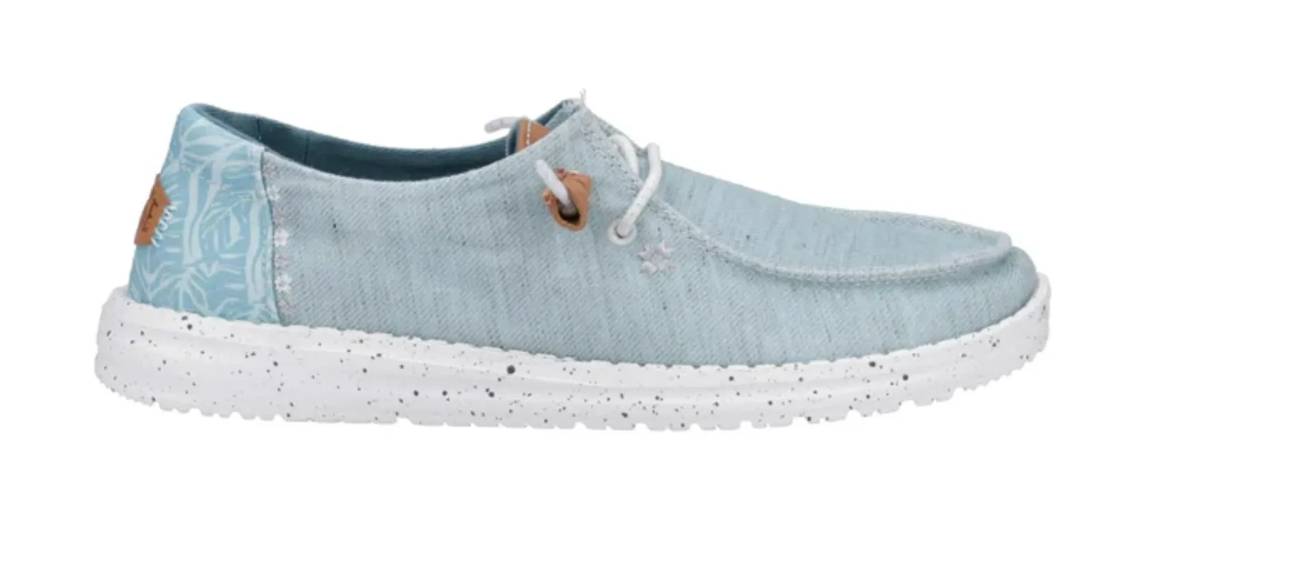 Heydude - Wendy Heathered Slub Tropical Womens Shoe - Blue