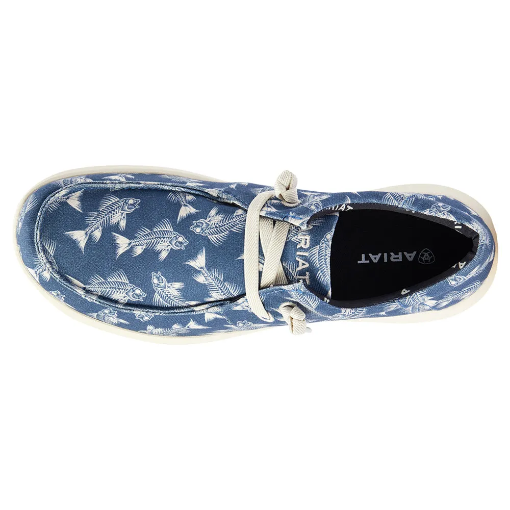 Hilo Graphic Print Stretch Slip On Shoes