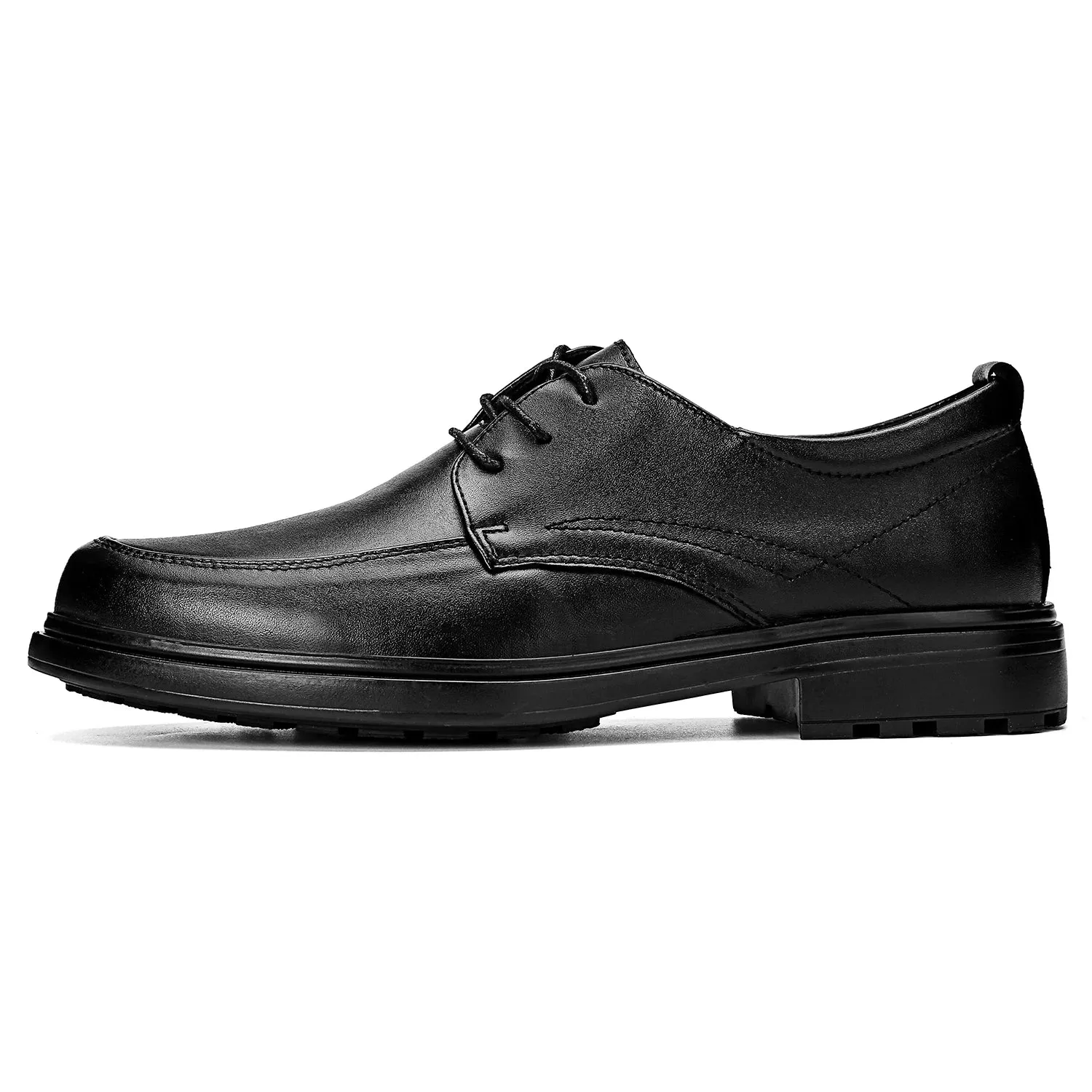 Hnzxzm New Men Dress Shoes Genuine Leather Black Wedding Shoes Oxford Formal Shoes High Quality Derby Shoes Men Business Casual