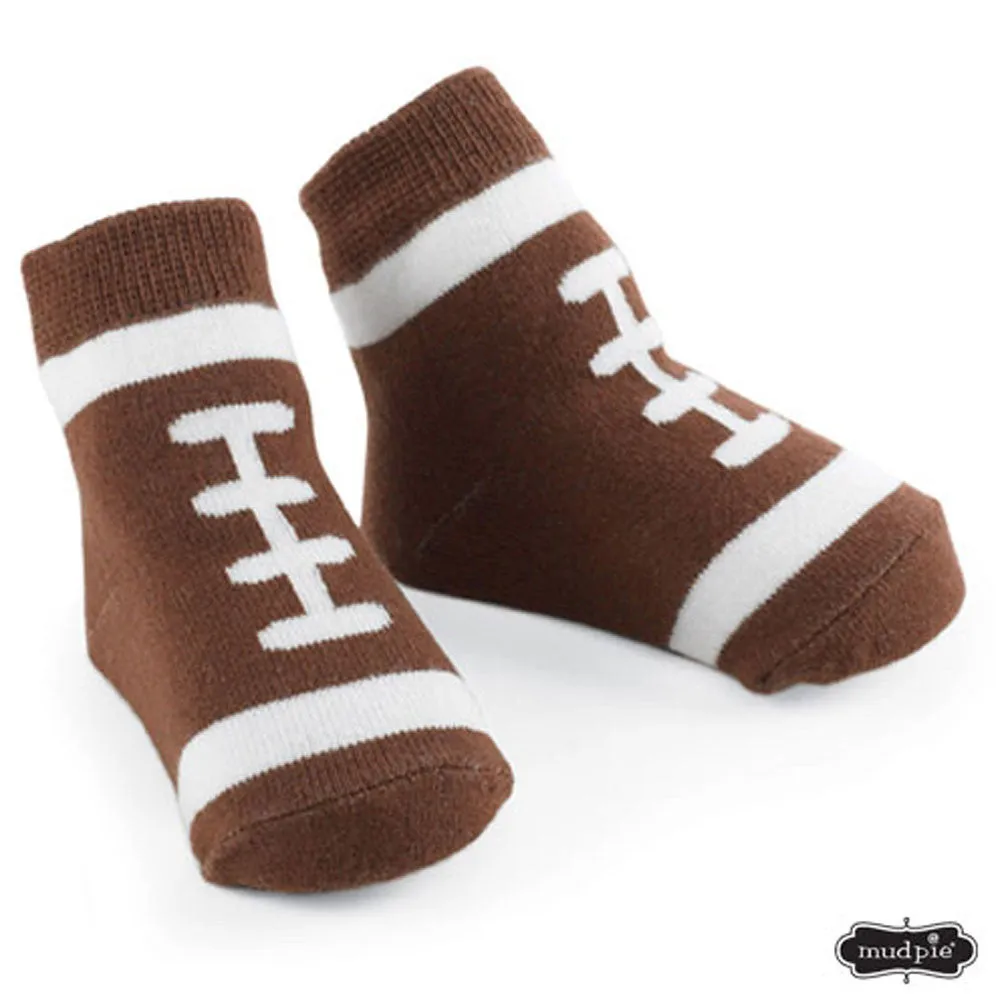 Infant Football Knit Socks