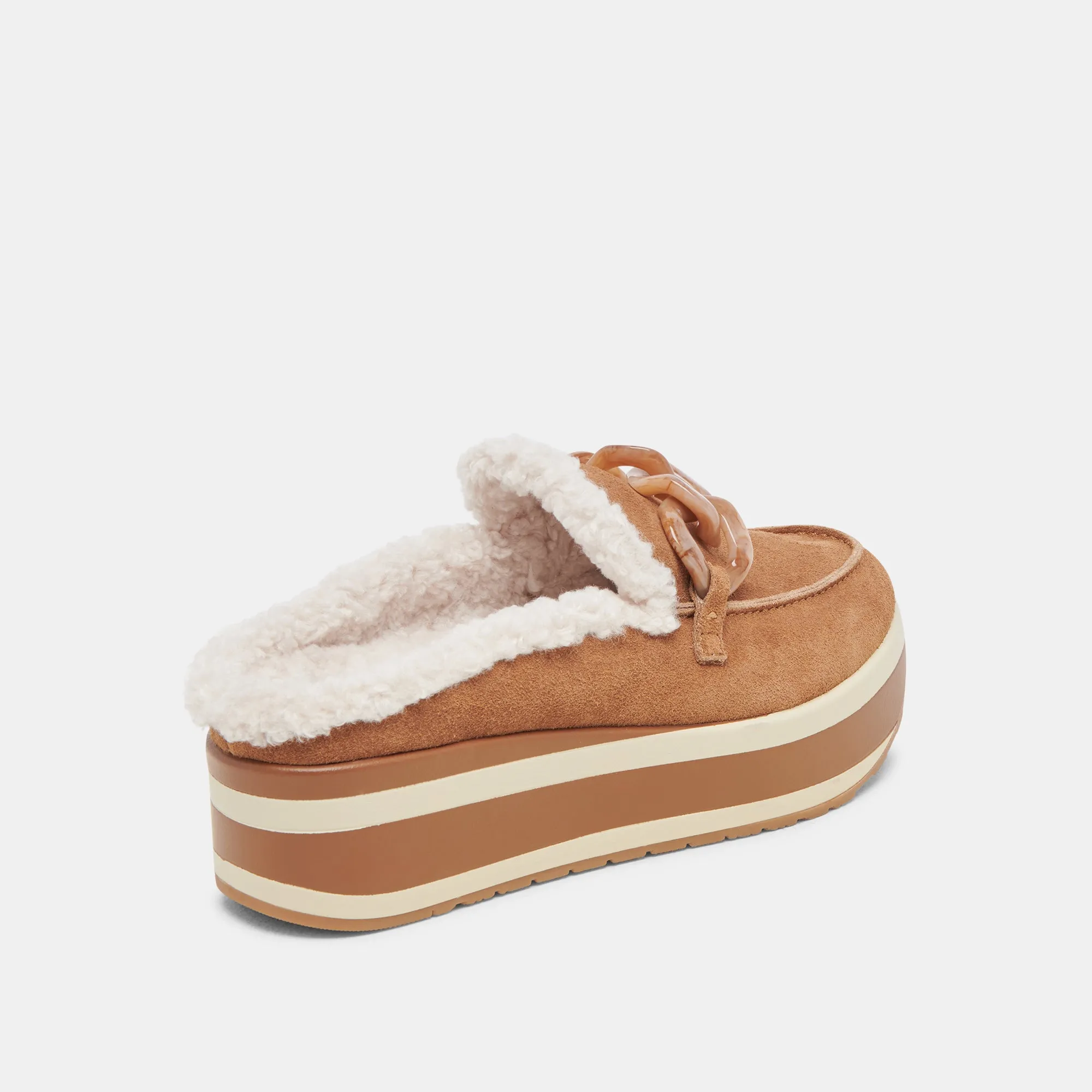 JAMEY PLUSH SNEAKERS PECAN SUEDE