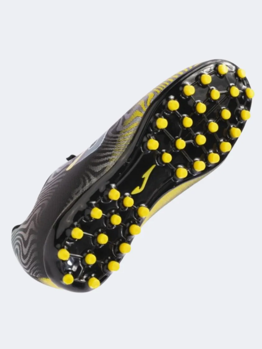 Joma Evolution 2401 Ag Kids Football Shoes Black/Yellow