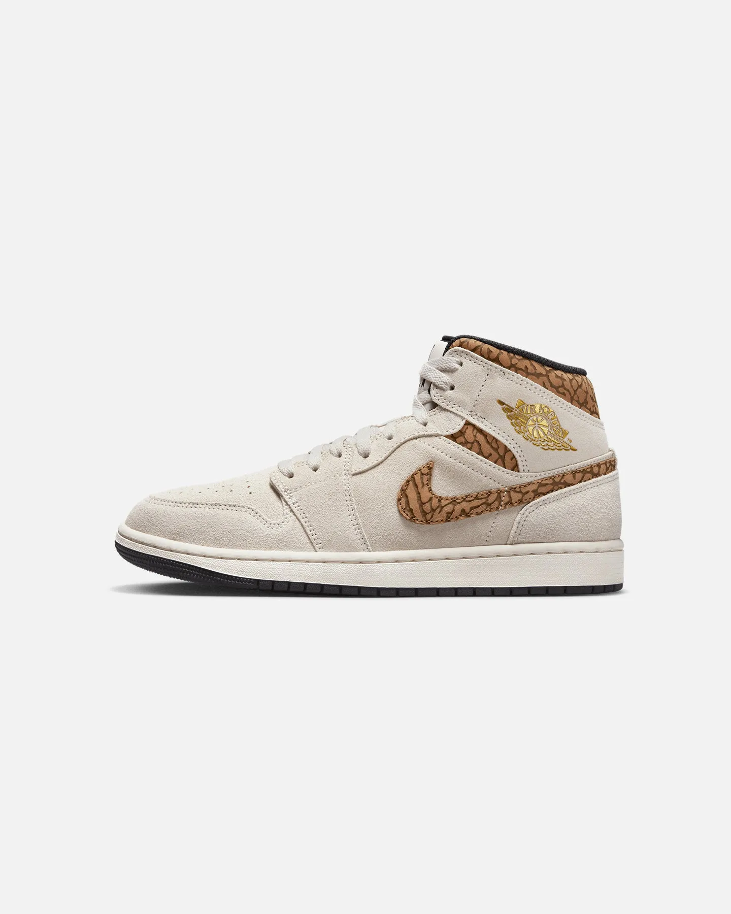 Jordan Air Jordan 1 Mid SE "Brown Elephant" Light Orewood Brown/White