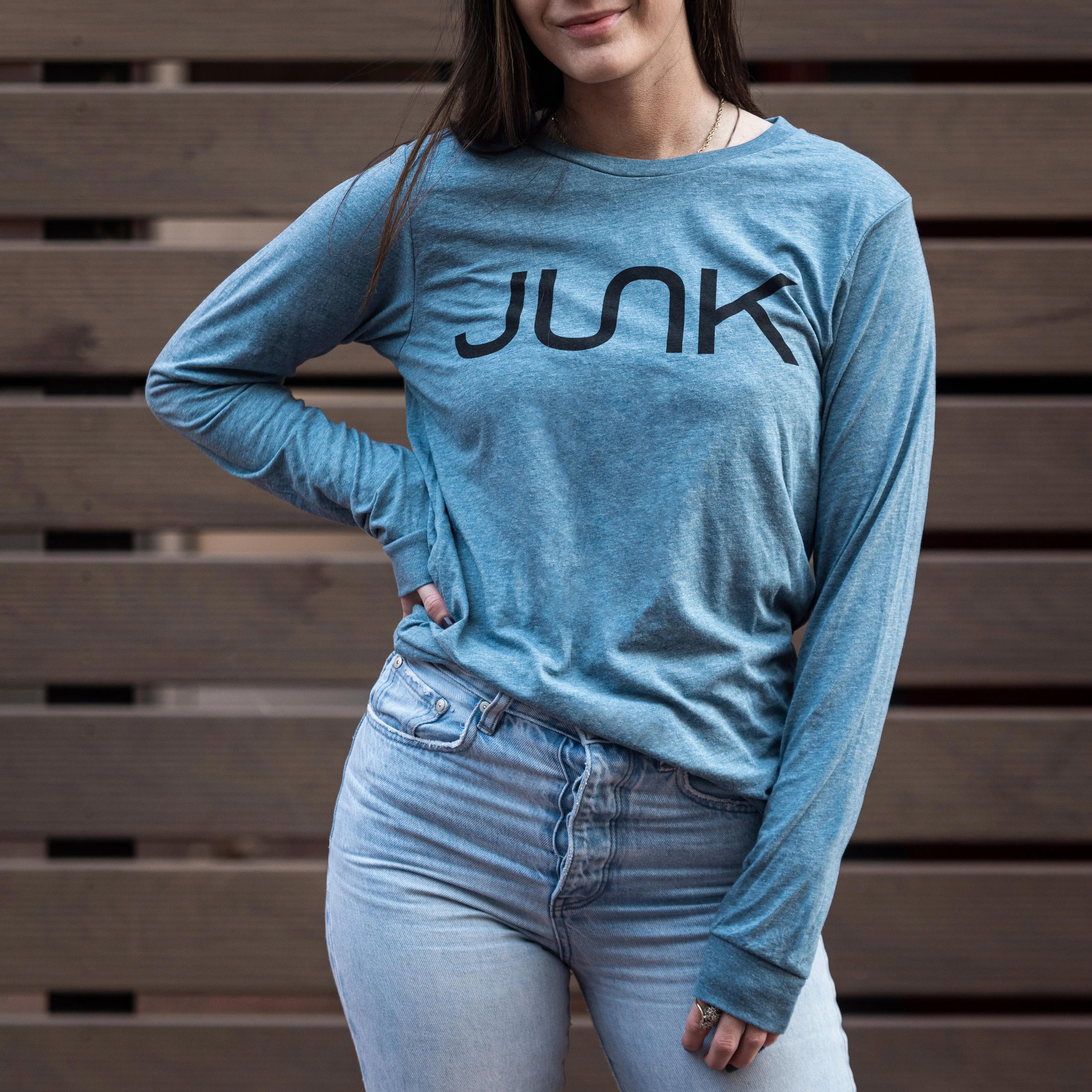 JUNK Tri-Blend Black Long Sleeve