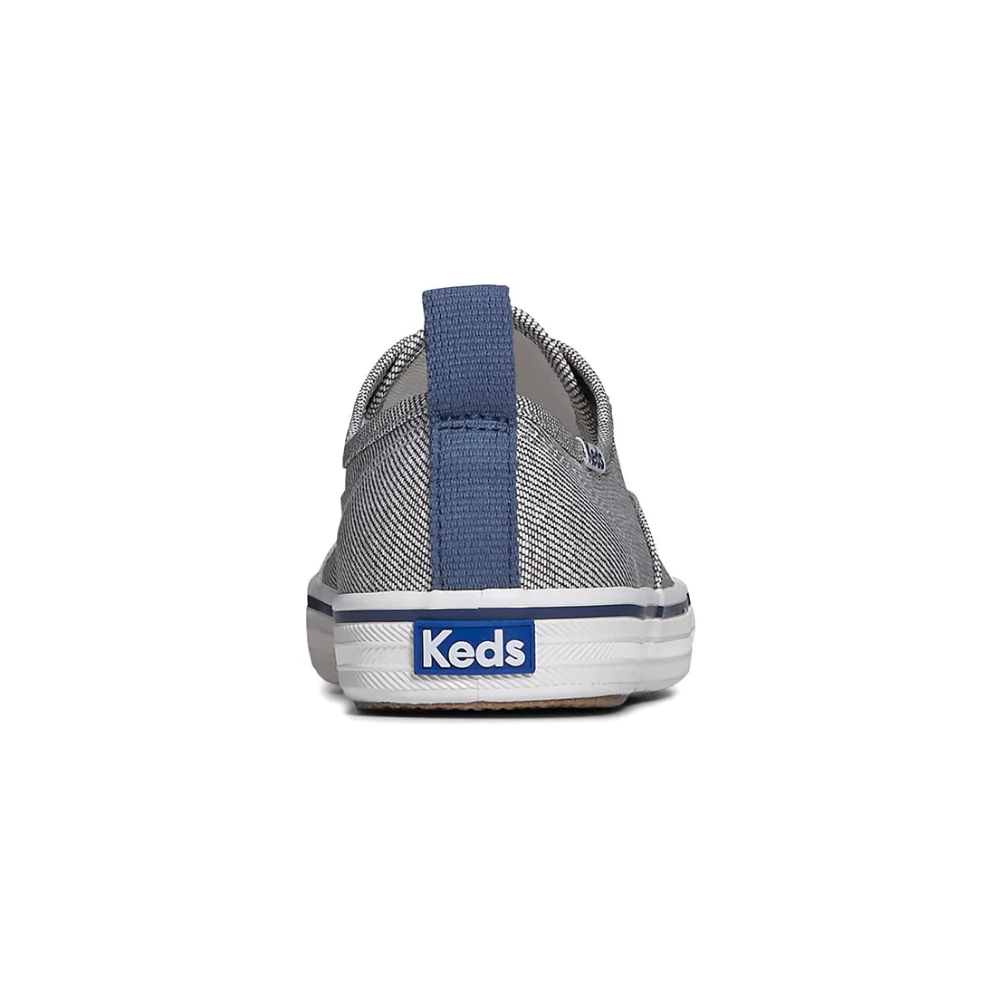 Keds Women's Champion Toe Cap Splash Twill Sneaker Grey/Navy (WF67887)