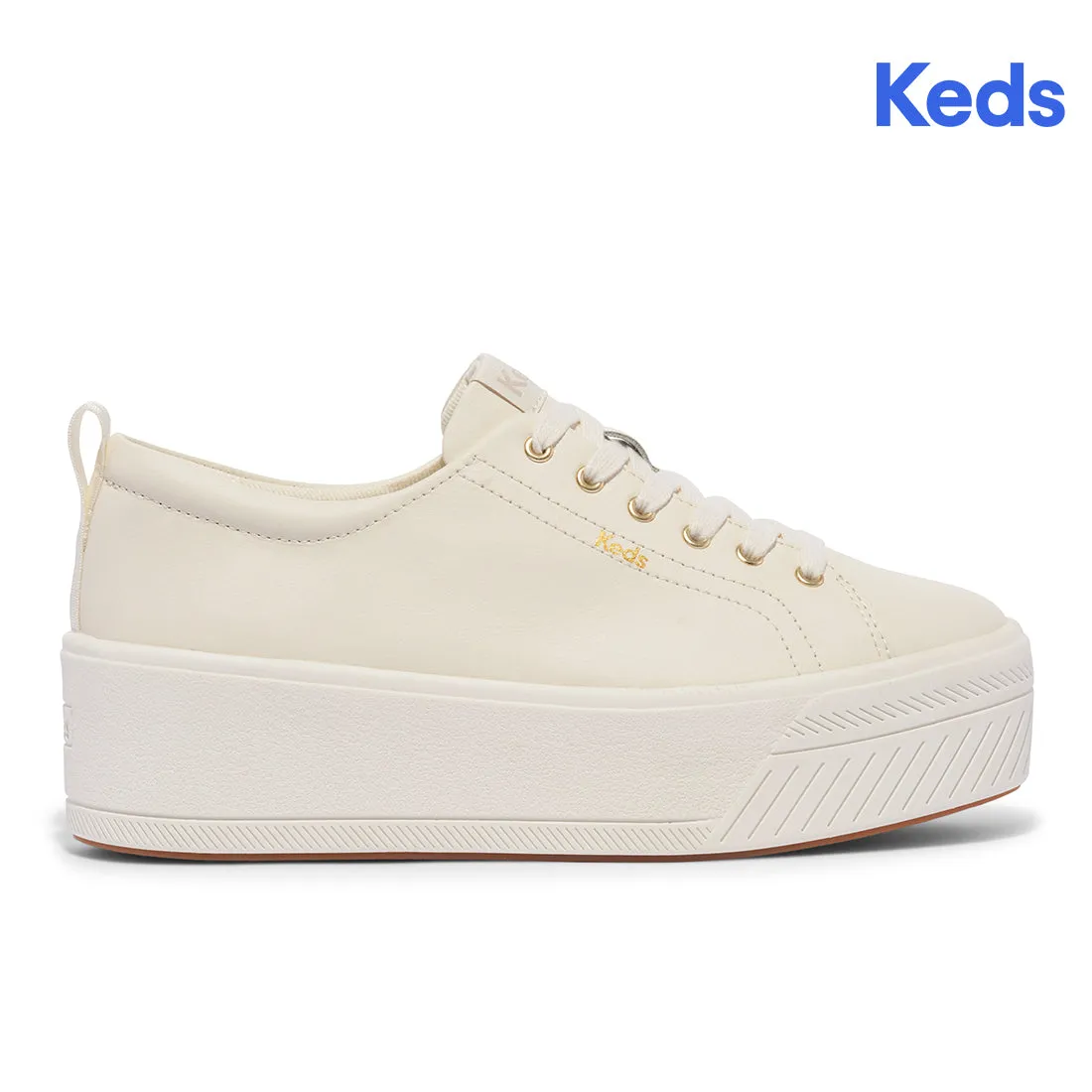 Keds Womens' Skyler Leather Sneaker Off White (WH68134)