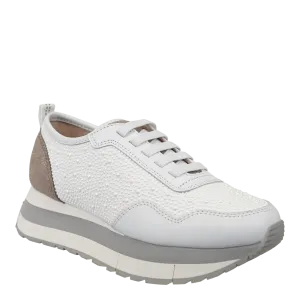 KINETIC in WHITE PEARL Platform Sneakers