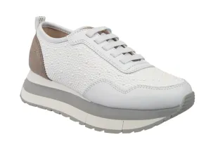 Kinetic Platform Sneakers - White Pearl