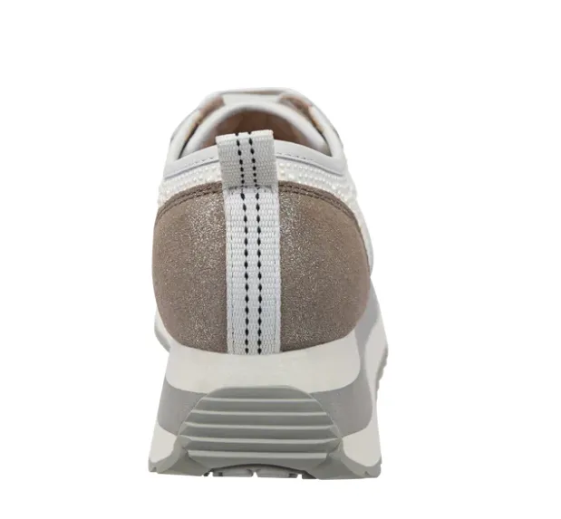 Kinetic Platform Sneakers - White Pearl