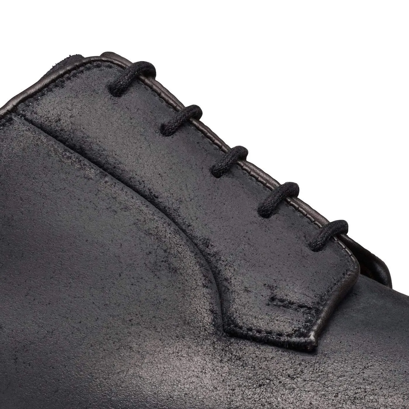 Lanark 3 Black Rough-Out Suede