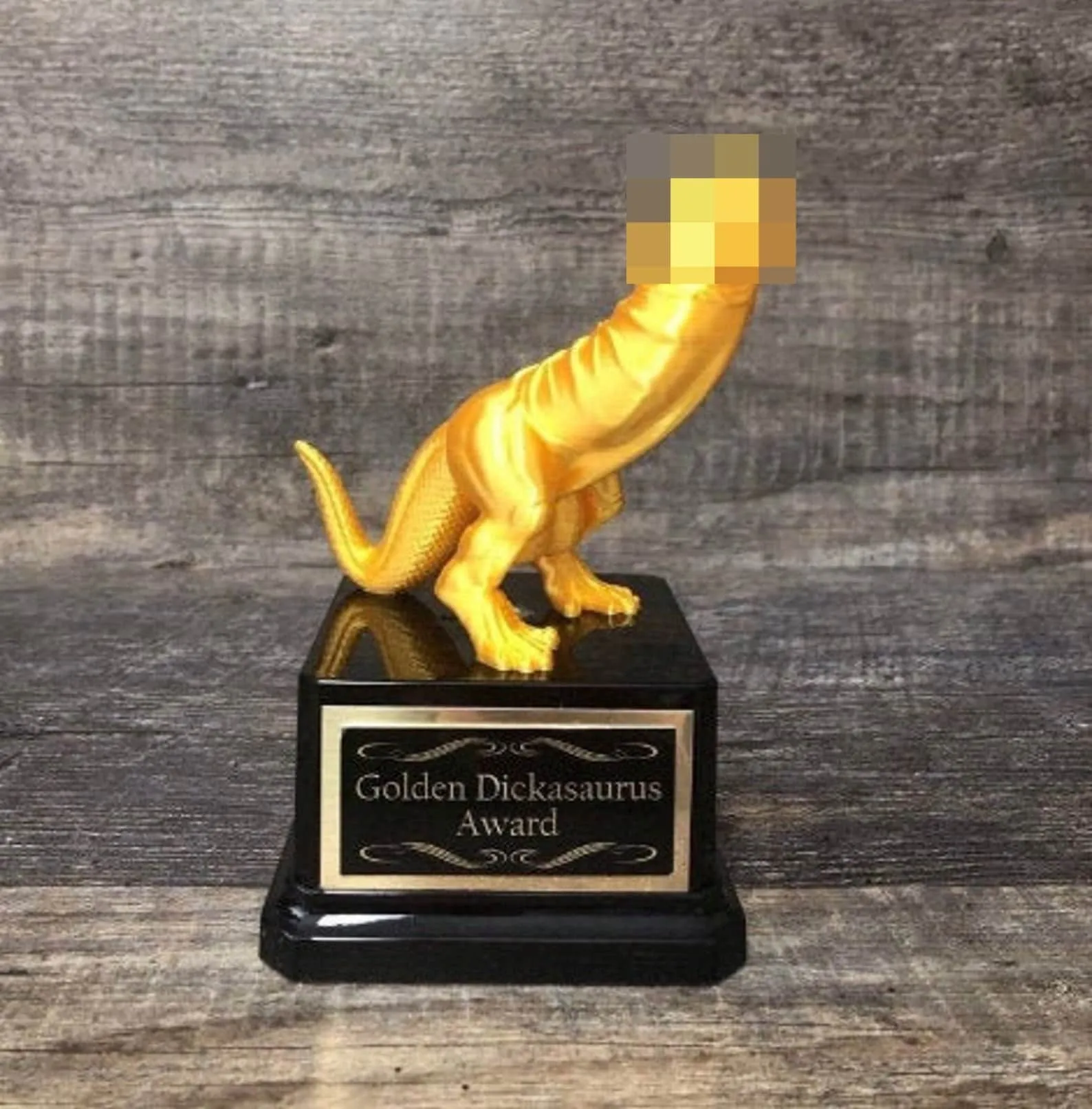 Last Place Fantasy Football Trophy Golden Dick Trophy Dickasaurus Funny Trophy Award Testicle Penis Sacko LOSER Trophy FFL Last Place