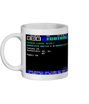 Manchester United 5-0 Manchester City 1994 Mug